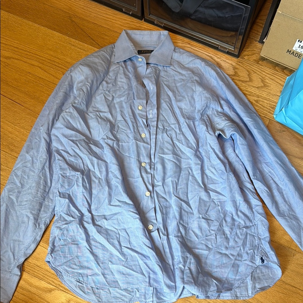 Polo by Ralph Lauren Blue Casual Button Down Shirt